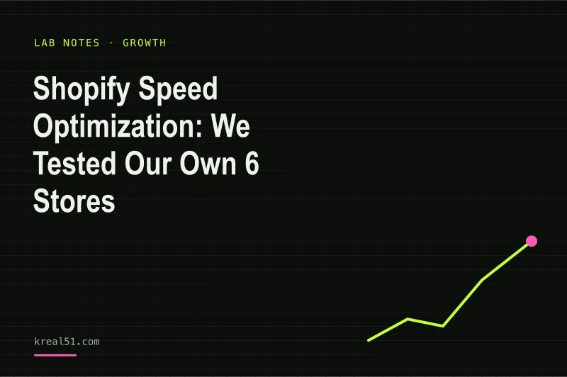 Lab plant growing under a measurement lamp, illustrating Shopify page speed tuning